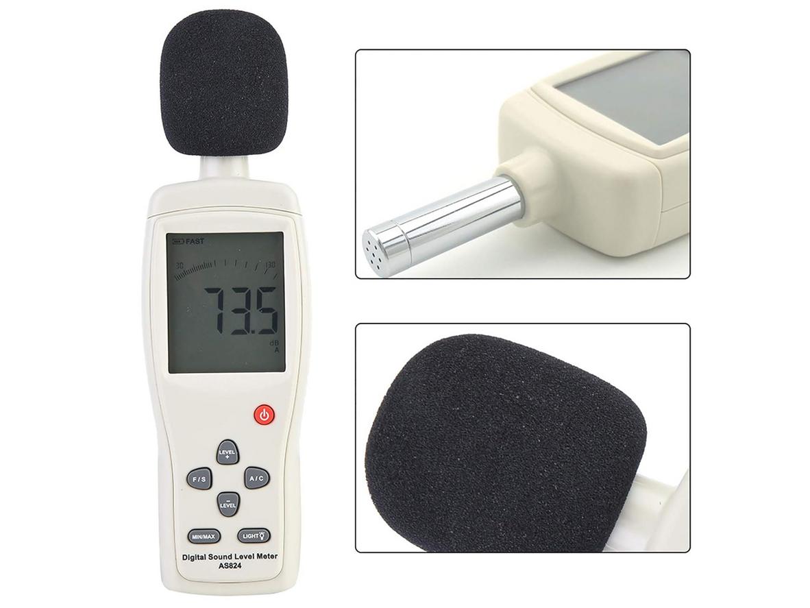 AS824 phù hợp nhiều tình huống đo tiếng ồn thực tế.