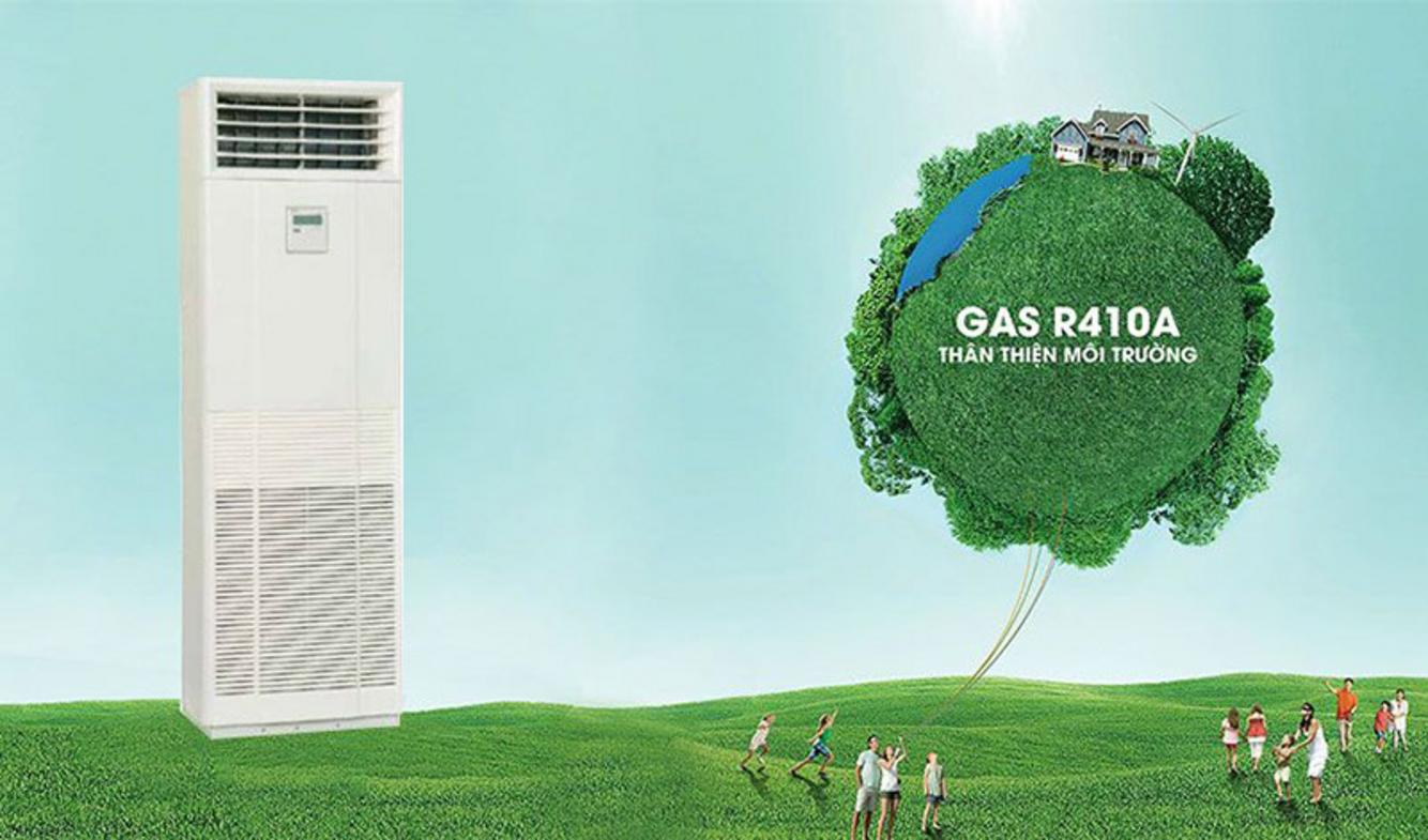 Điện 1 pha, gas R410A cho vận hành ổn định