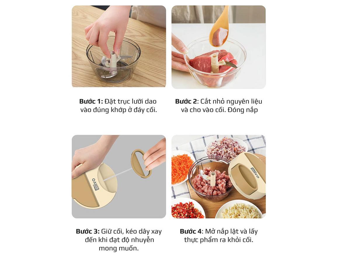 Tháo rời đơn giản, vệ sinh nhanh chóng sau khi sử dụng.