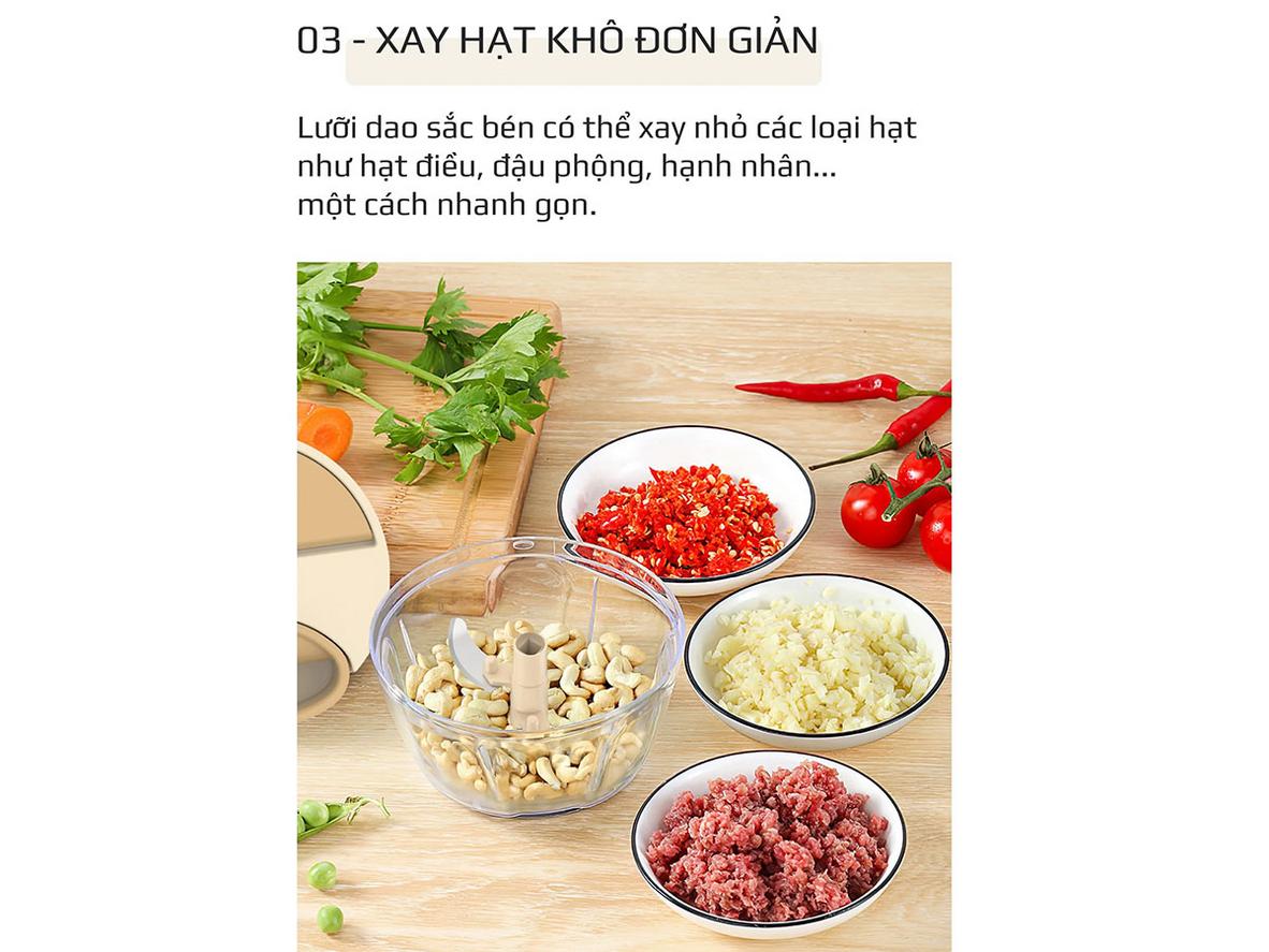 Tháo rời đơn giản, vệ sinh nhanh chóng sau khi sử dụng.