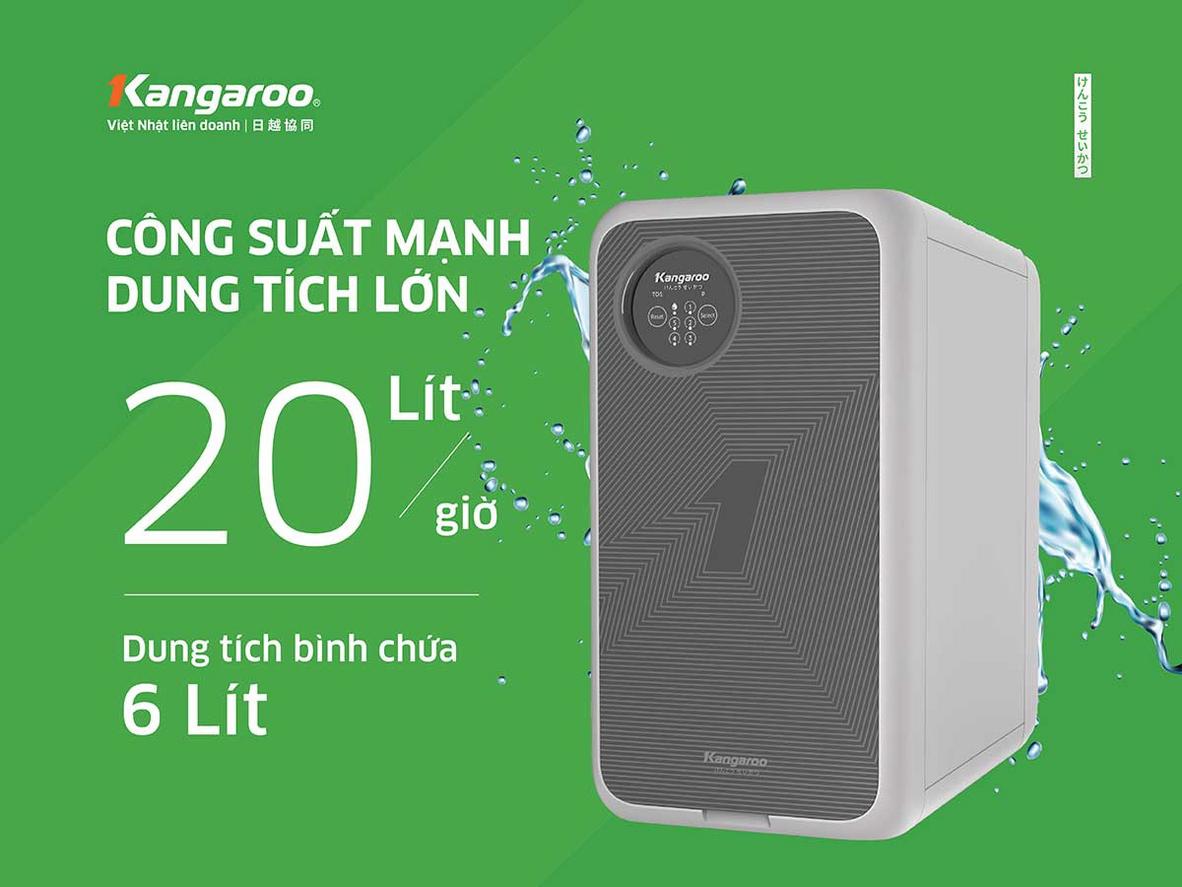 Vòi thông minh hiển thị TDS và trạng thái máy