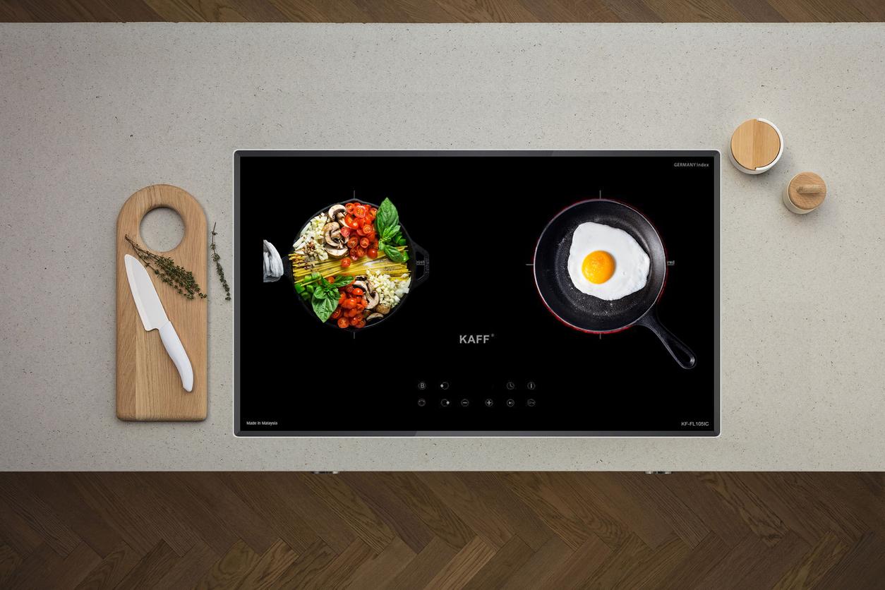 Vùng hồng ngoại 2 vòng nhiệt dùng được nhiều loại nồi