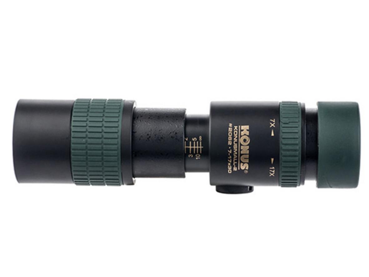 Zoom 7-17x linh hoạt cho nhiều tình huống quan sát.