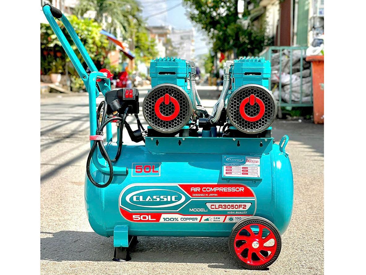 2 động cơ 3HP cho tốc độ nạp hơi nhanh hơn