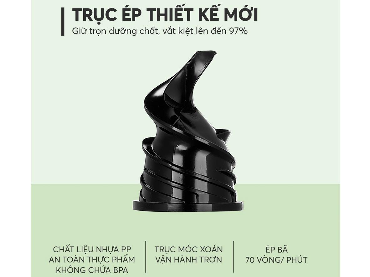 Dung tích 500ml, công suất 130W phù hợp nhu cầu gia đình nhỏ