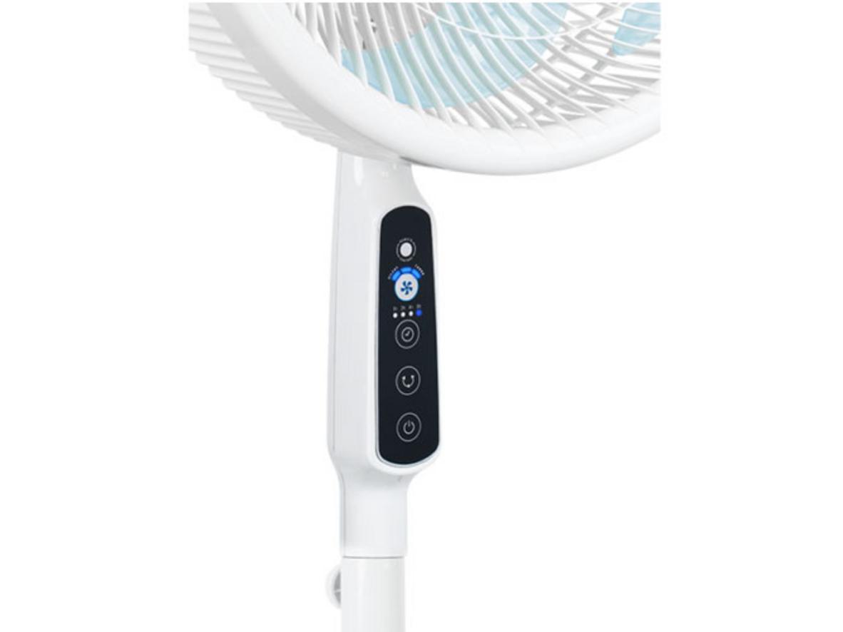 6 cánh quạt sải 40cm cho luồng gió rộng hơn.