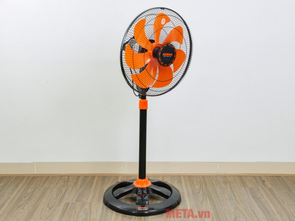 7 cánh quạt và sải cánh 39cm cho gió tỏa rộng