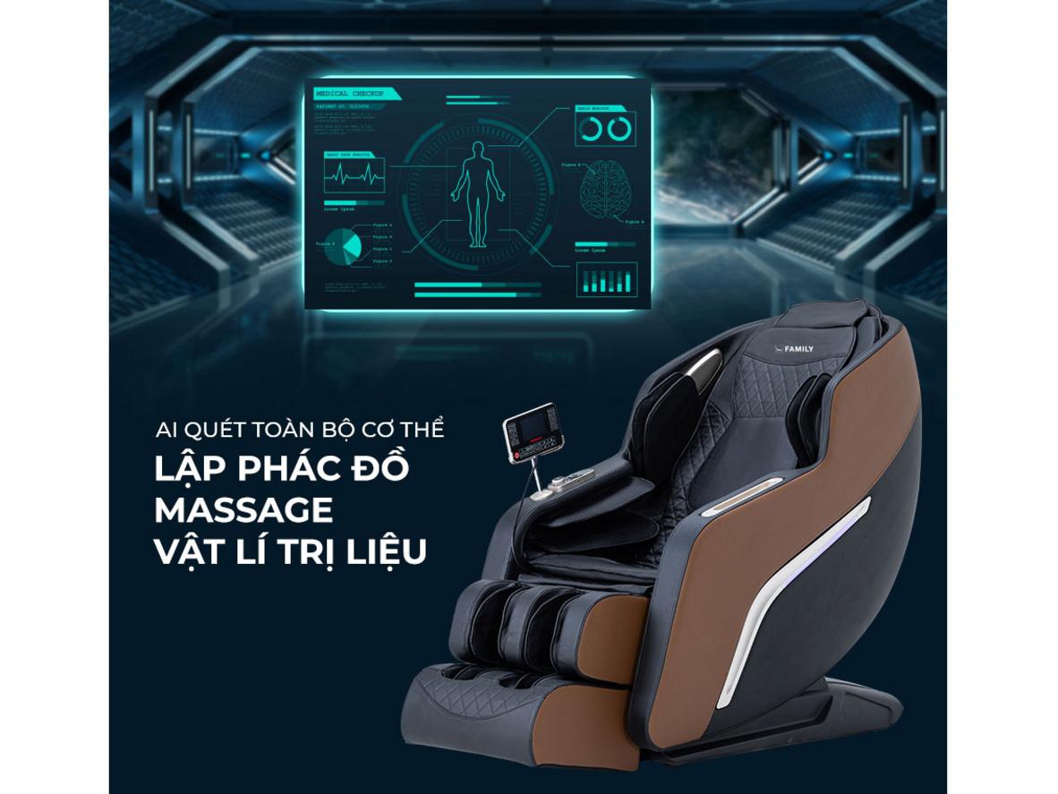 8 chương trình massage tự động với Shiatsu