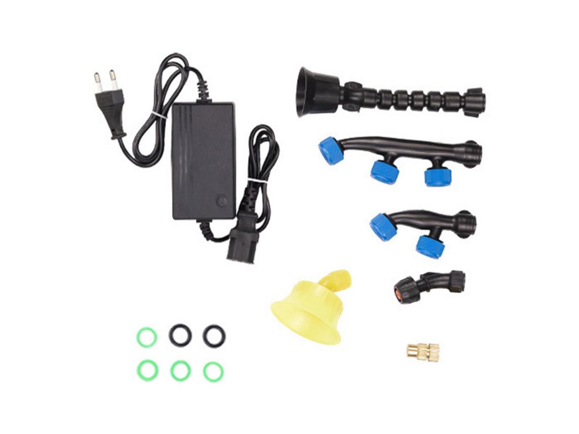 Ắc quy 12V-12AH giúp máy vận hành bền bỉ và ổn định.