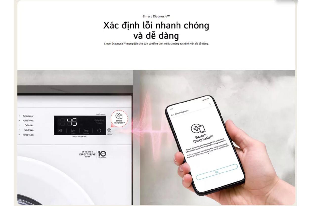 AI DD và 6 Motion DD giúp tối ưu giặt sạch theo từng loại vải.