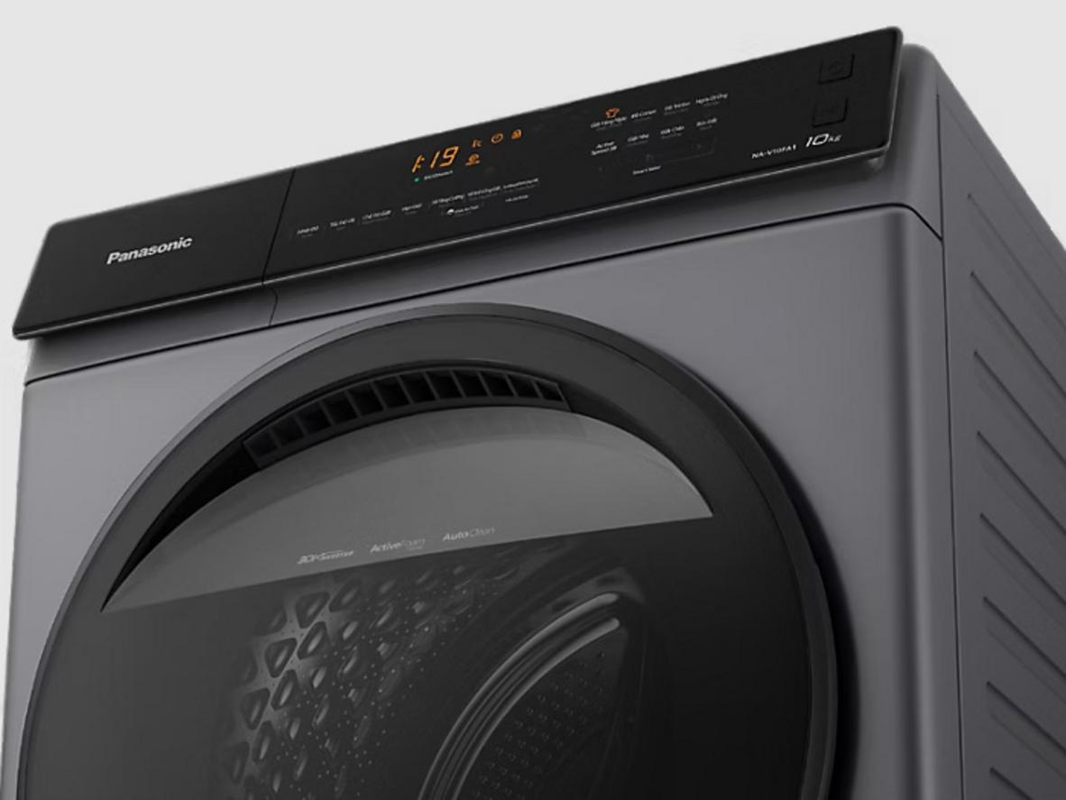 AI Smart Wash tự động tối ưu chu trình theo lượng đồ giặt.