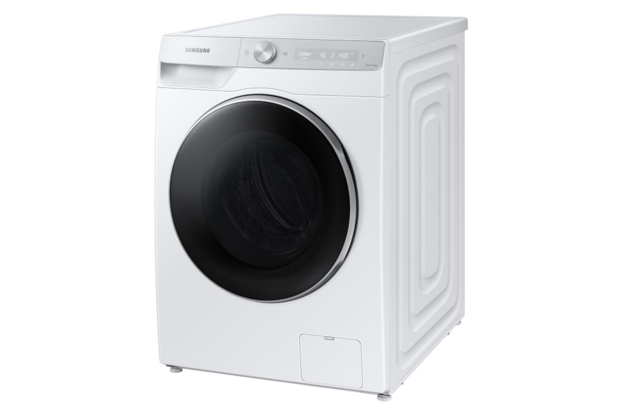 AI Wash và AI Dispenser giúp giảm thao tác, tối ưu lượng giặt theo từng mẻ.