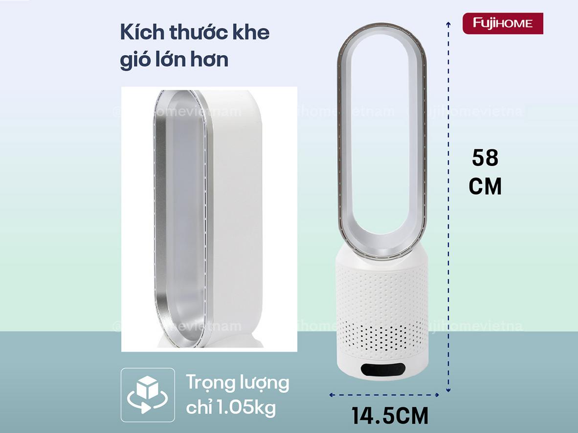 Anion + UV hỗ trợ lọc không khí và khử khuẩn cho không gian sống sạch hơn.