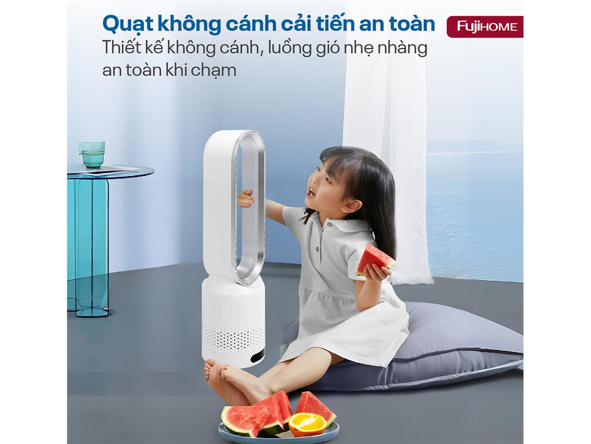 Anion + UV hỗ trợ lọc không khí và khử khuẩn cho không gian sống sạch hơn.