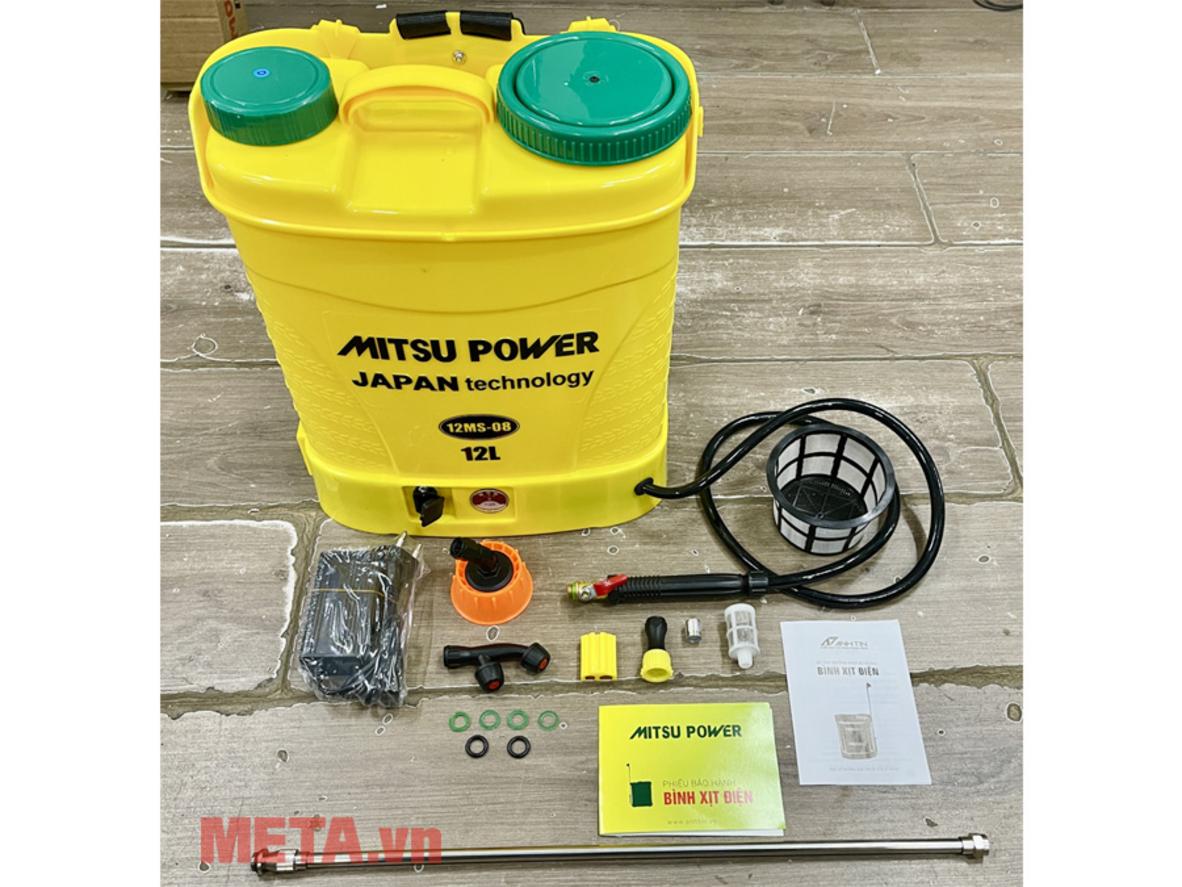 Áp lực 80 PSI và lưu lượng 3.6 lít/phút cho tia phun mạnh, đều.