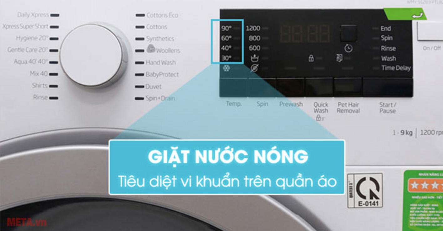 AquaWave và AquaFusion giúp giặt nhẹ vải và tối ưu chất giặt tẩy.