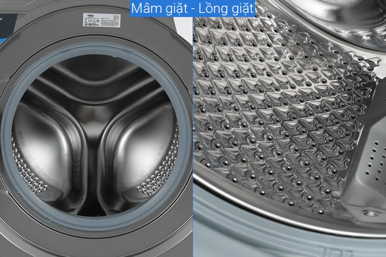 AquaWave giúp giặt sạch nhẹ nhàng, bảo vệ sợi vải tốt hơn