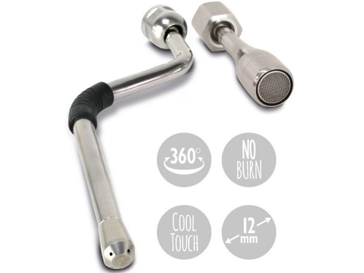 Thermoblock và nồi hơi riêng giúp giữ nhiệt chiết xuất ổn định, hơi steam khỏe.