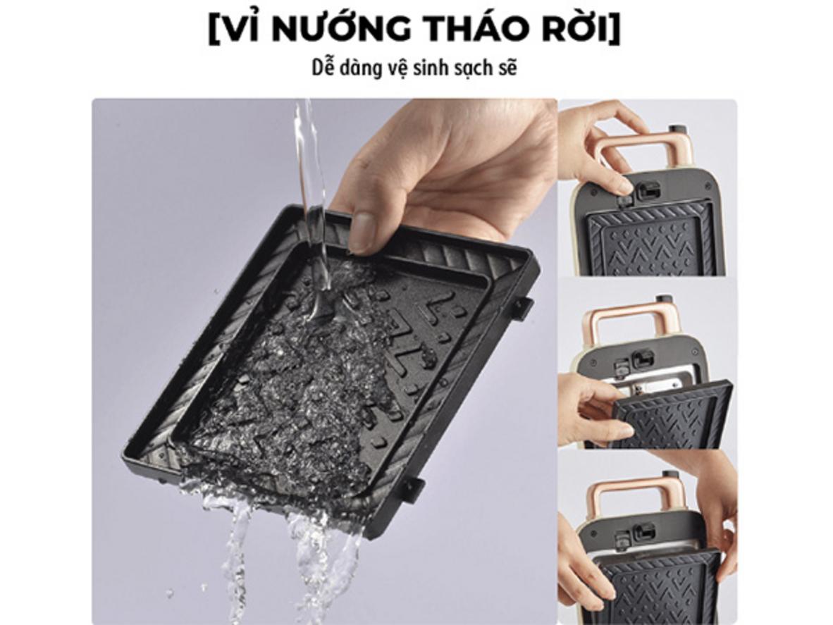 Lớp chống dính cao cấp giúp vệ sinh sau khi dùng nhanh hơn.