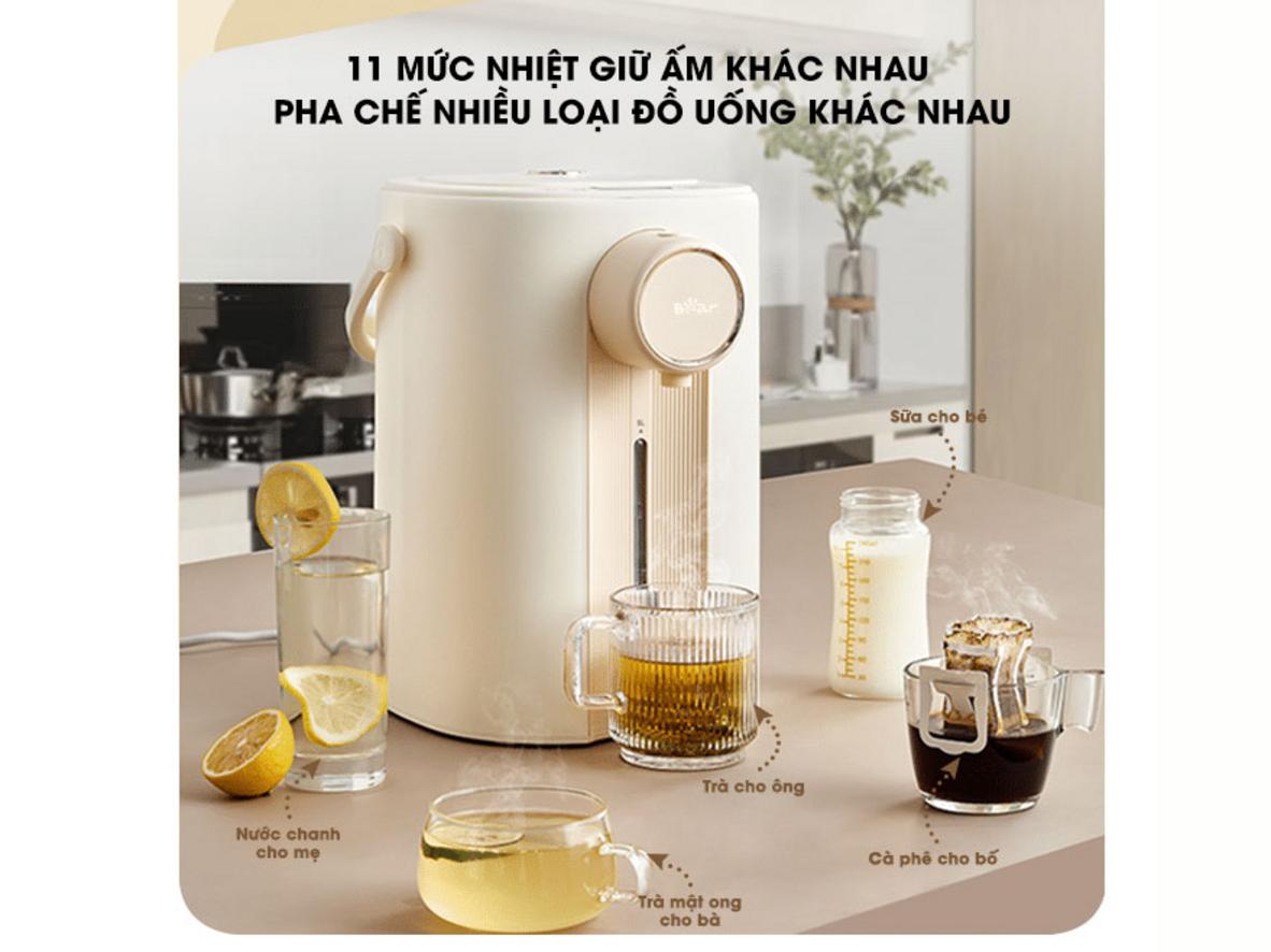 Ruột bình Inox 304 bền và an toàn cho nhu cầu đun giữ nước nóng.