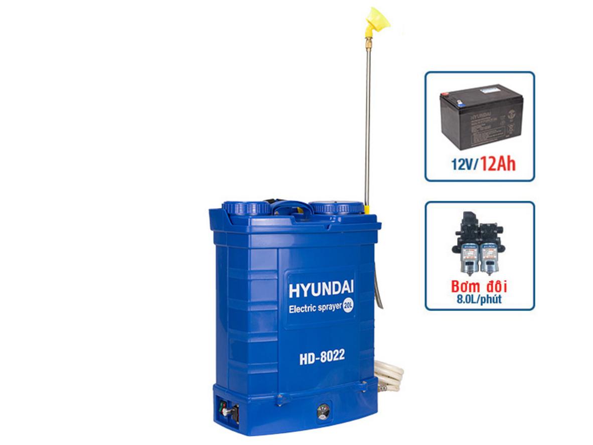 Dung tích 20 lít giúp giảm số lần châm nước và tăng hiệu quả làm việc.