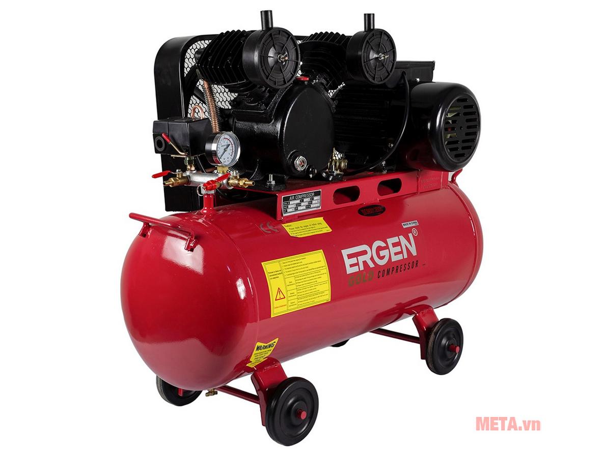 Bình 58 lít và lưu lượng 80 lít/phút giúp lên hơi nhanh, dùng thuận tiện trong xưởng.