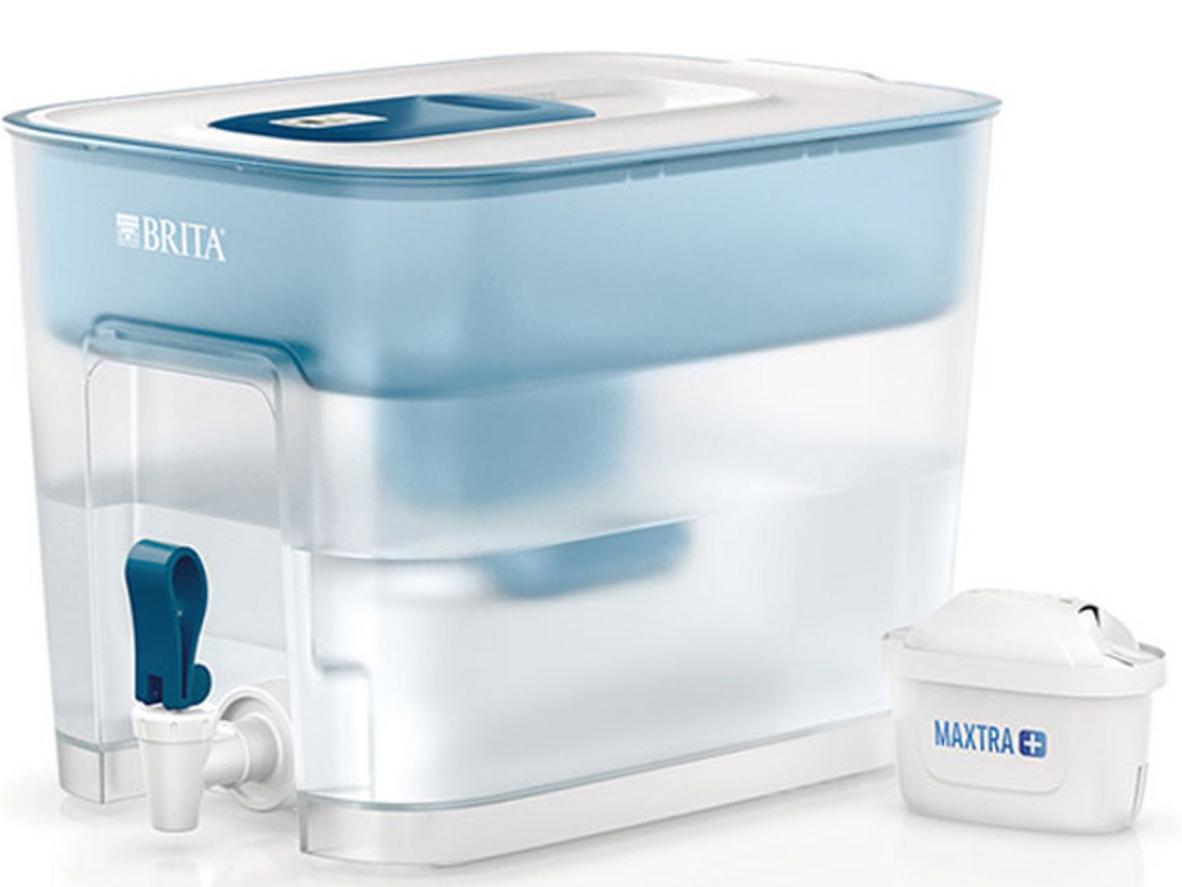 Bình lọc nước Brita Flow Basic Blue 8.2L (có sẵn 1 lõi lọc Maxtra Pro)