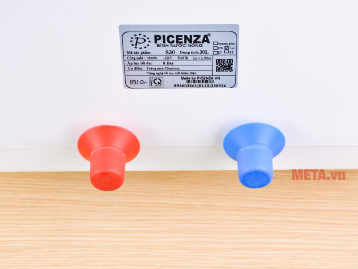 Tổng quan Bình nóng lạnh 30L Picenza S30Lux