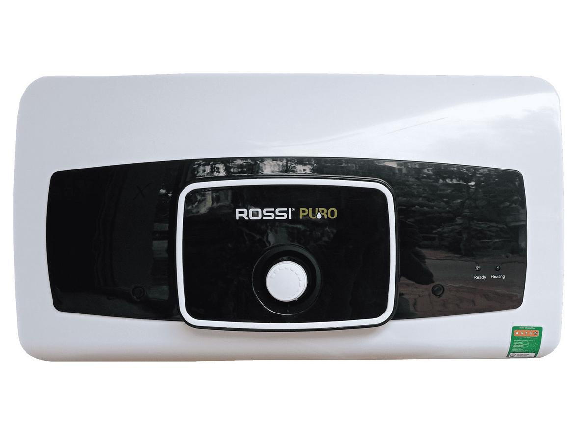 Tổng quan Bình nóng lạnh Rossi puro 30SL 30 lít ngang