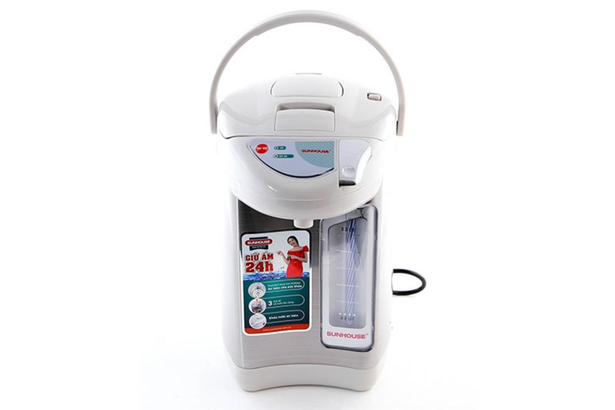 Bình thủy điện Sunhouse SHD1533 3,3 lít phù hợp dùng nước nóng hằng ngày cho gia đình và văn phòng nhỏ.
