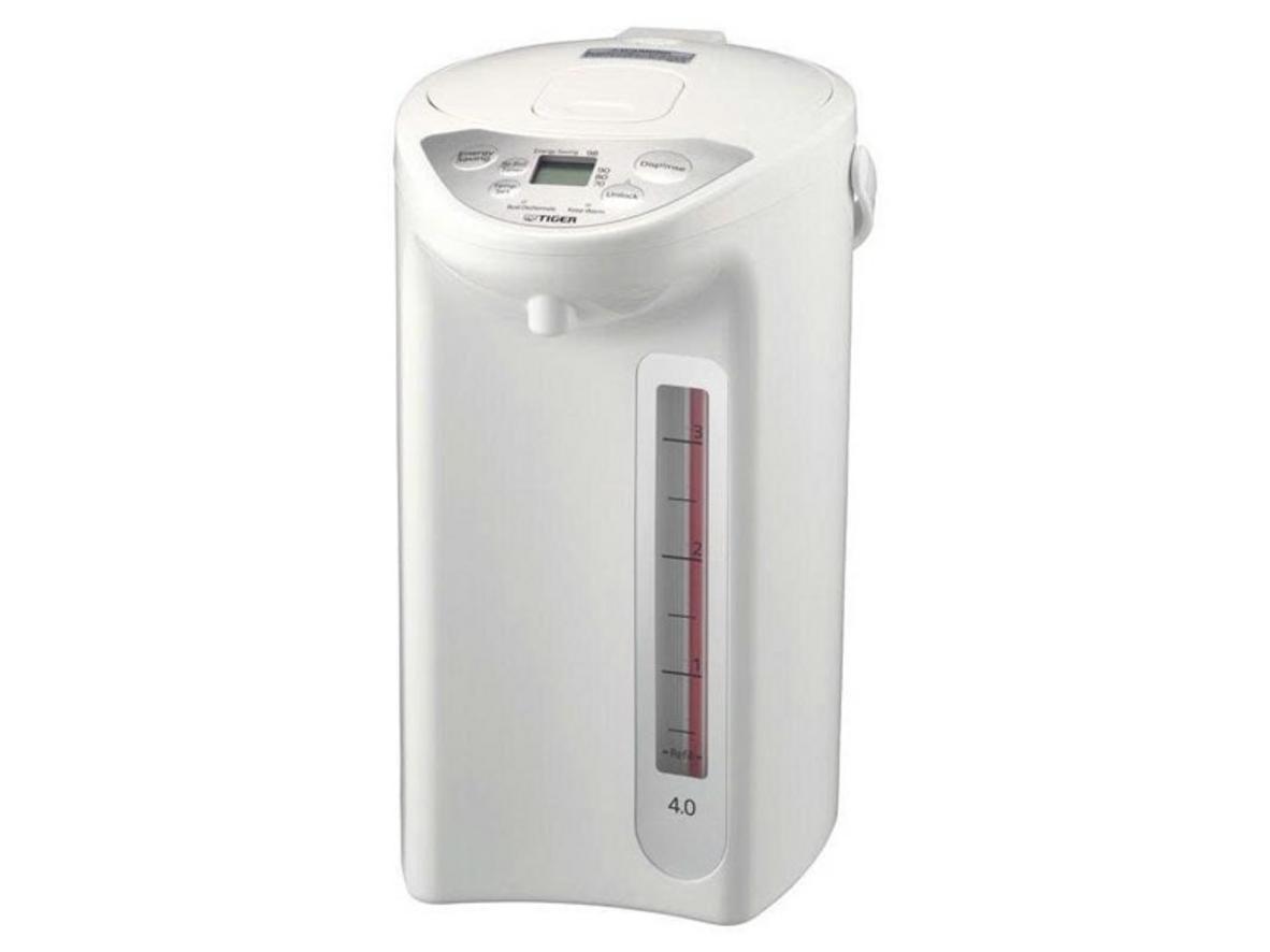 Bình thủy điện Tiger PDR-C40W dung tích 4.0 lít, phù hợp gia đình và văn phòng nhỏ.