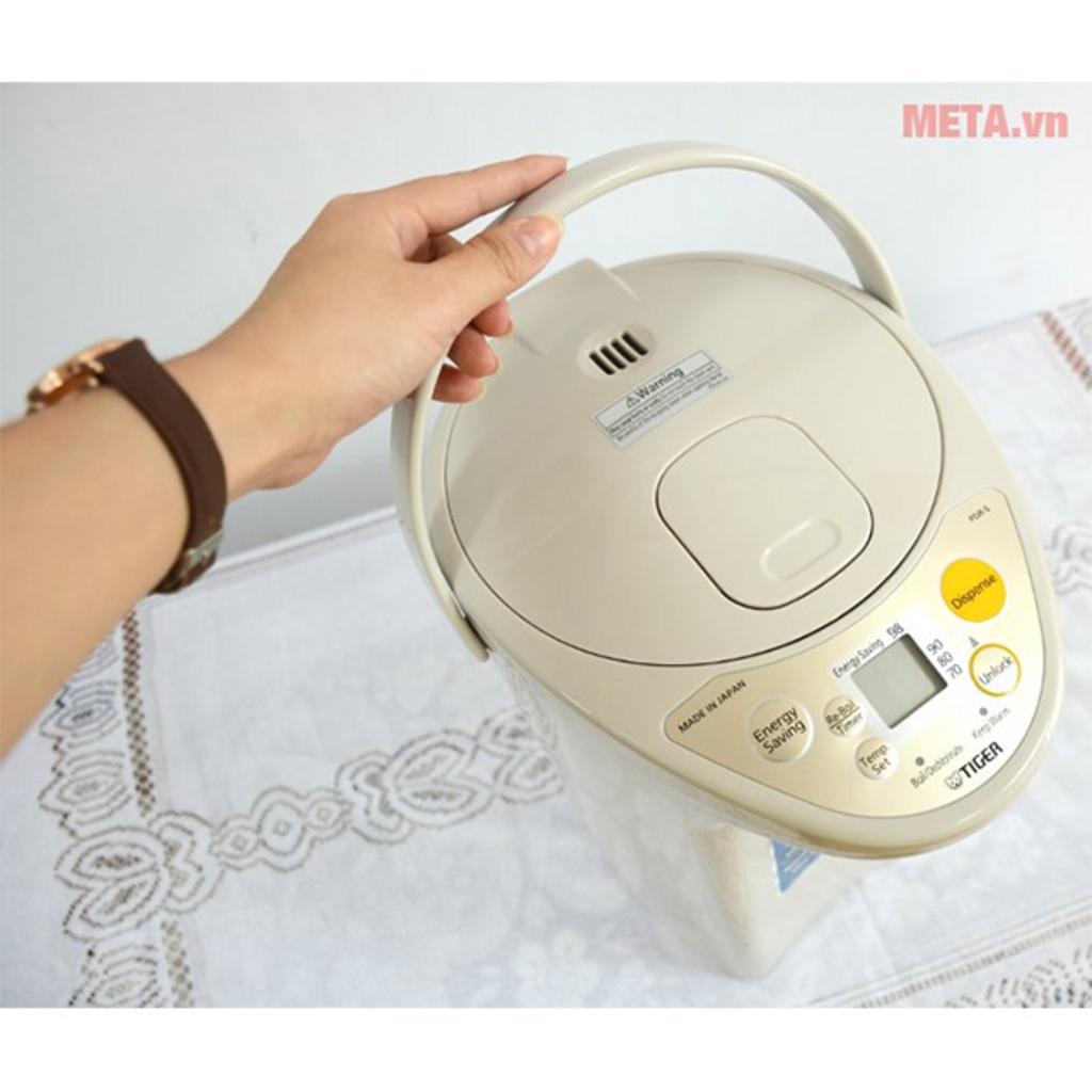 Tiger PDR-S40W 4 lít mang đến nước nóng sẵn sàng cho cả ngày.