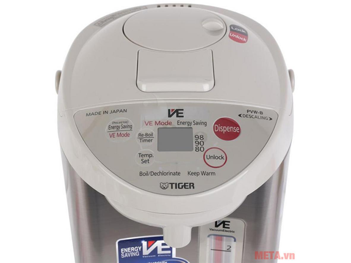 4 mức nhiệt giúp chọn đúng nhiệt cho từng loại đồ uống.