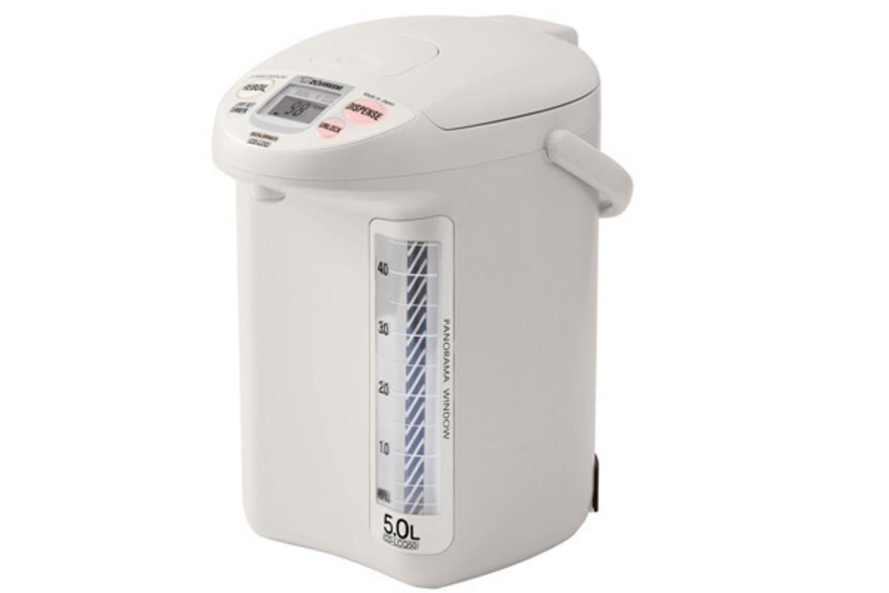 Bình thủy điện Zojirushi CD-LCQ50 5 lít cho nhu cầu nước nóng sẵn trong gia đình và văn phòng.