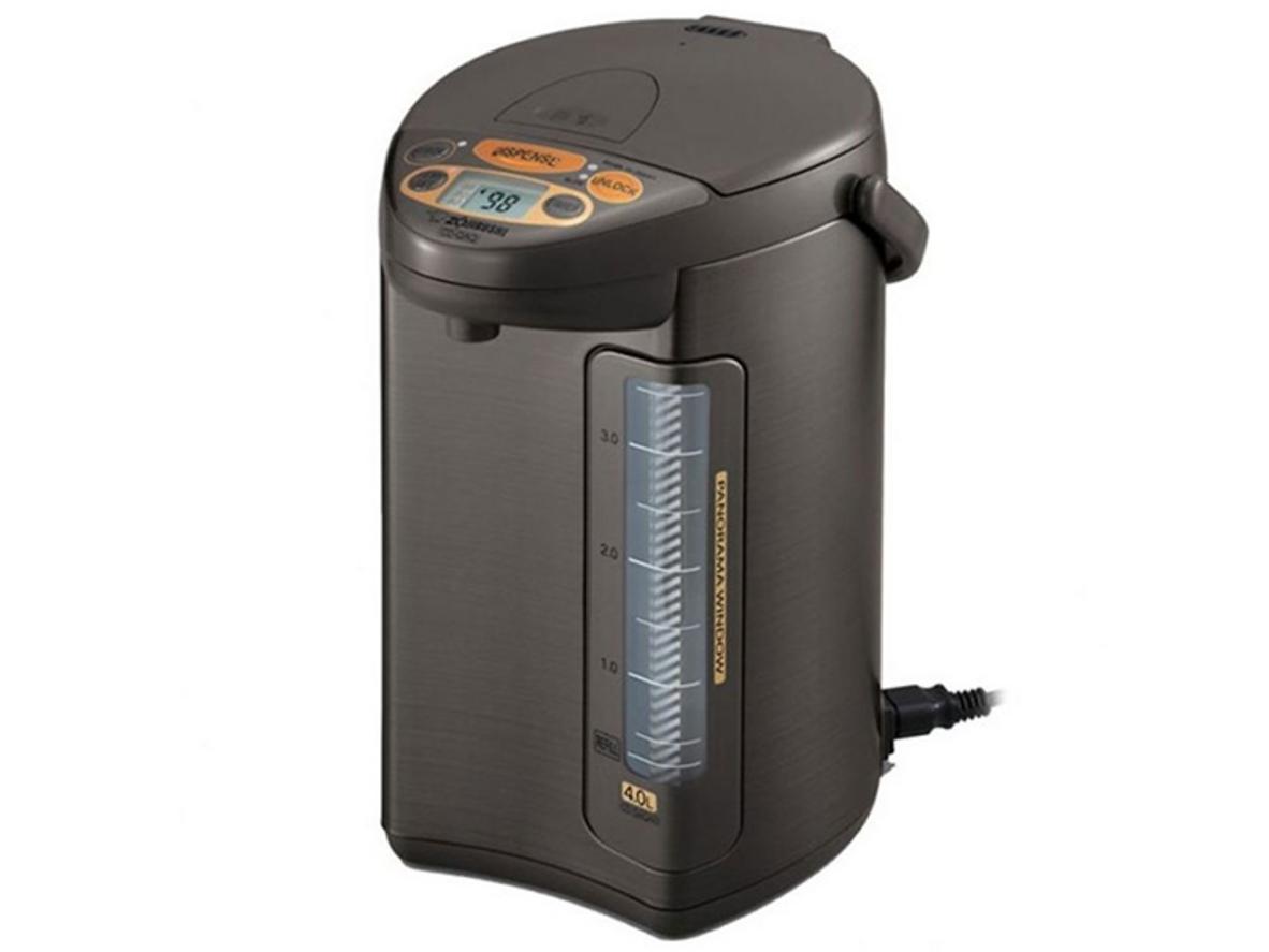 Bình thủy điện Zojirushi CD-QAQ40-TA 4 lít, thiết kế chuẩn Nhật cho nhu cầu nước nóng hằng ngày.