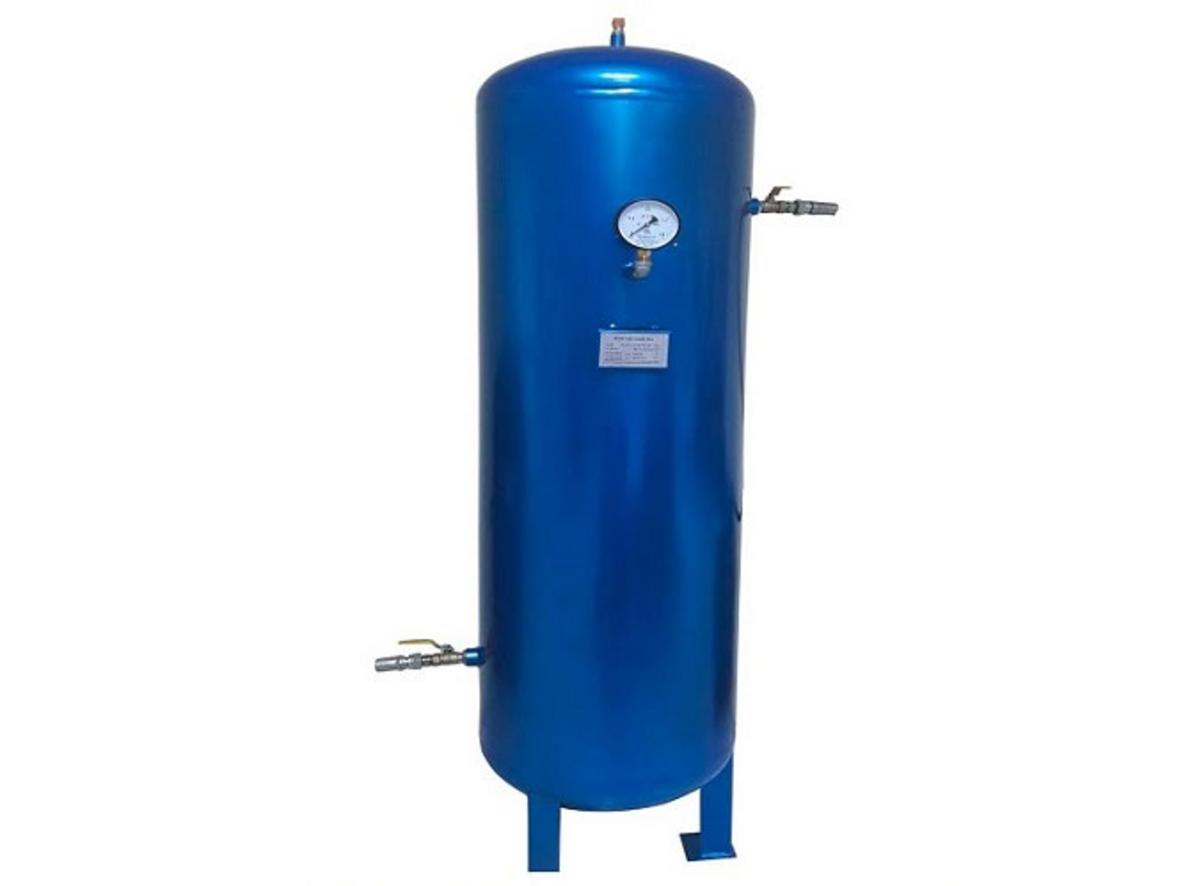Bình tích khí 120L giúp ổn định áp suất và giảm tải cho hệ thống khí nén.