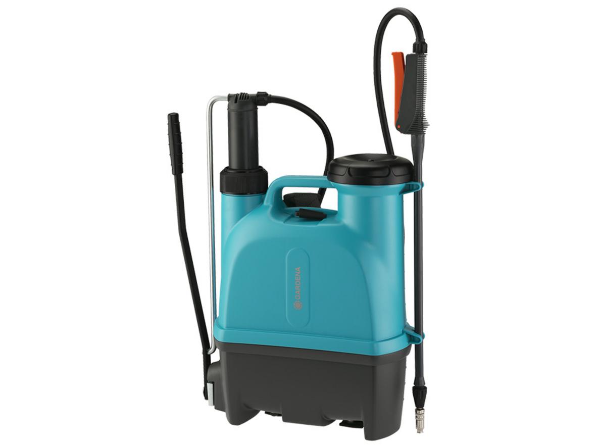 Bình tưới cây áp suất 12 lít Gardena 11140-20 cho vườn nhà và vườn cây ăn trái.