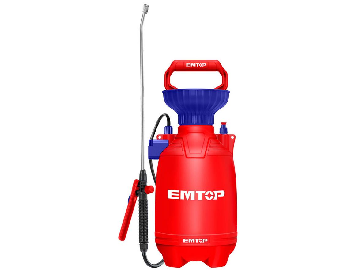 Bình xịt áp lực Emtop ESPP30502 5 lít phù hợp cho tưới cây, phun thuốc và khử khuẩn gia đình.