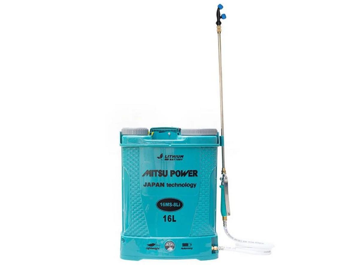 Bình xịt điện Mitsu Power 16MS-8Li (16 lít) siêu nhẹ, phù hợp phun thuốc và khử trùng.
