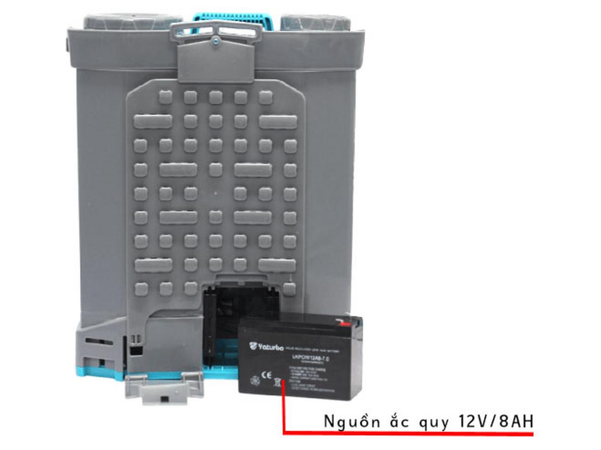 Yaturbo YTB20A8M 20 lít, 1 bơm, có đảo thuốc cho nhu cầu phun xịt ổn định.