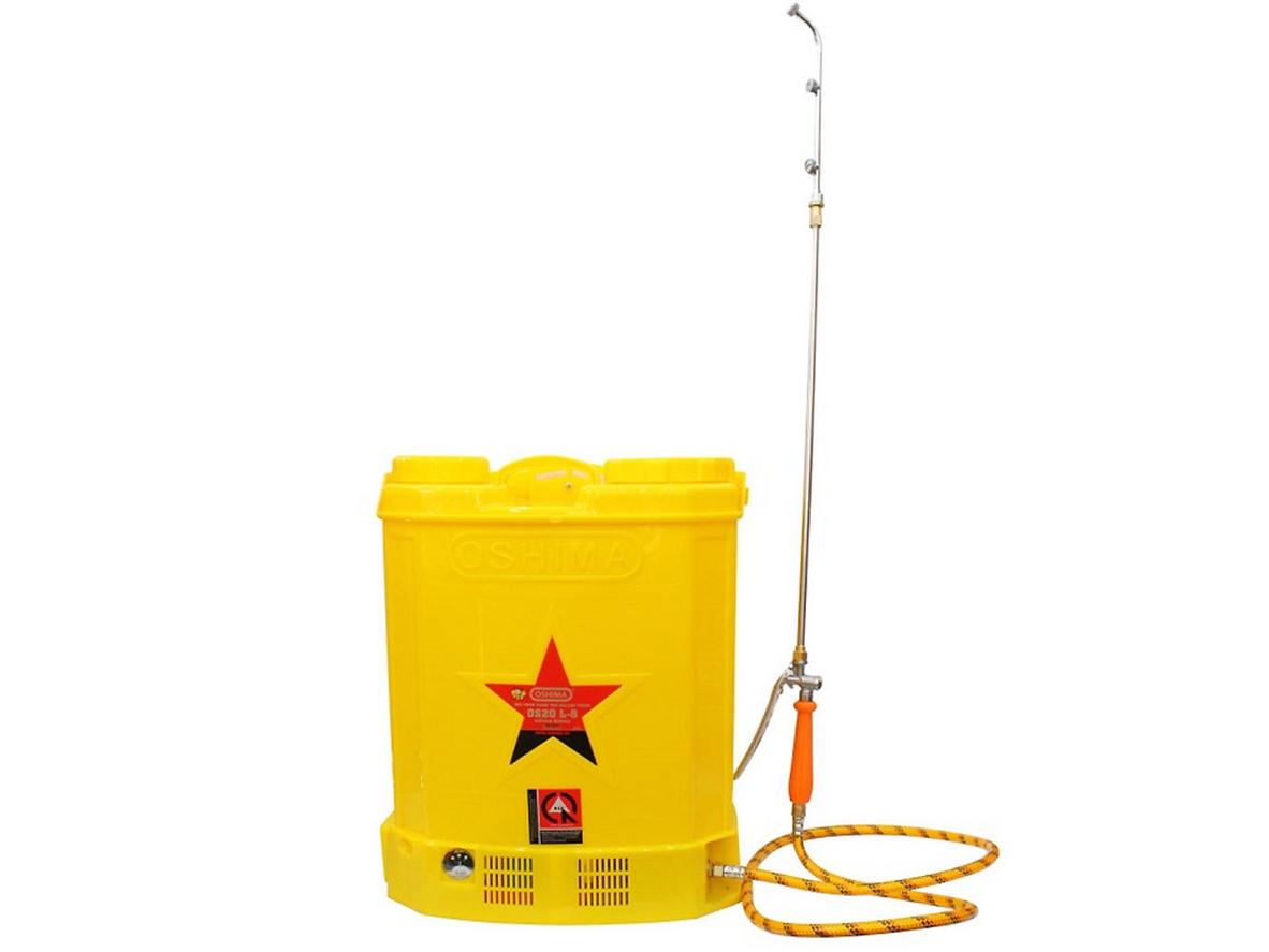 Bình xịt Oshima OS20-L12 nổi bật với pin Platinium 12V 12AH và bình chứa 20 lít.