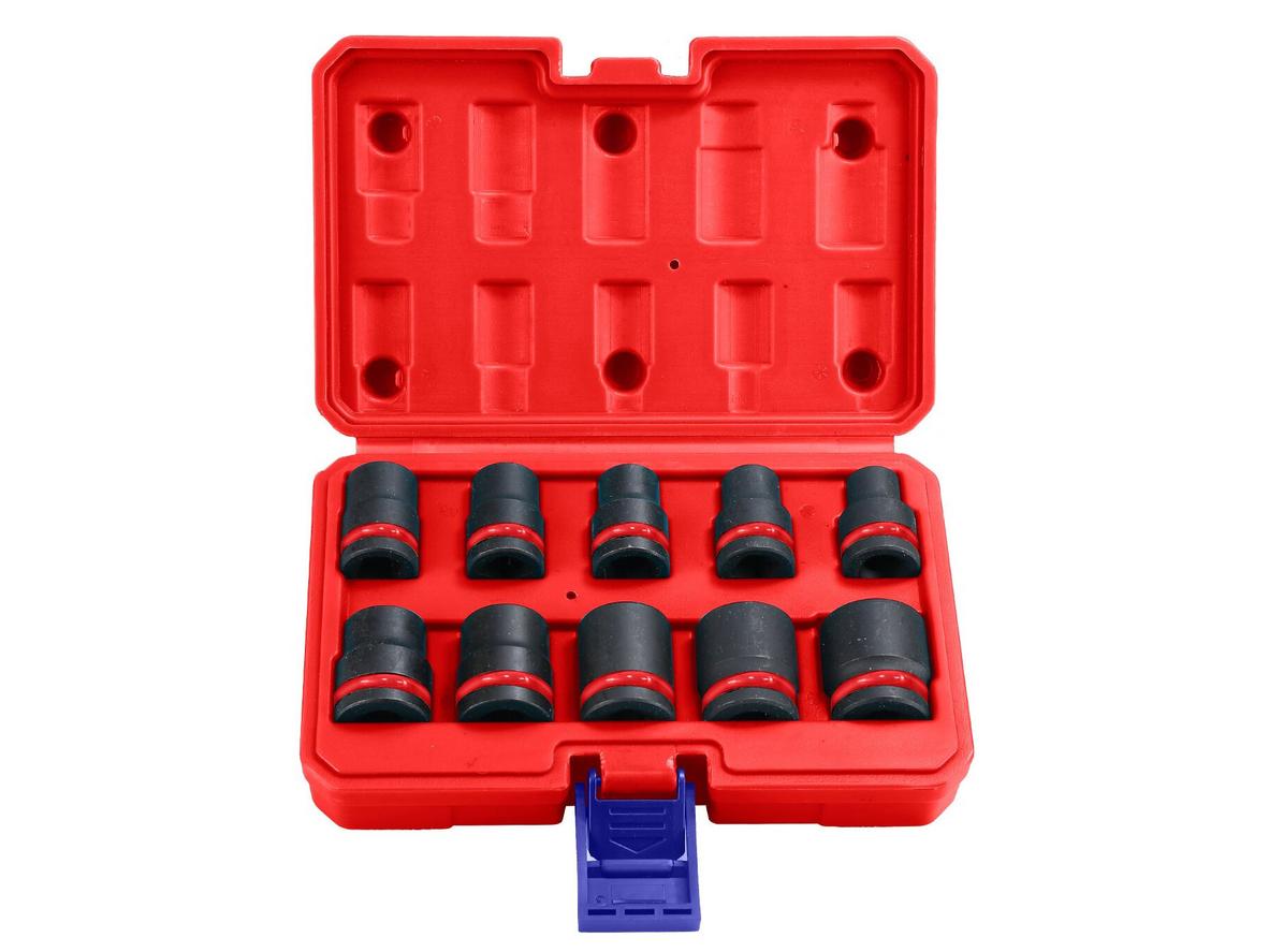Bộ 10 đầu tuýp 1/2 inch Emtop EMSS12101 gồm 10 size thông dụng, đóng hộp BMC gọn gàng.