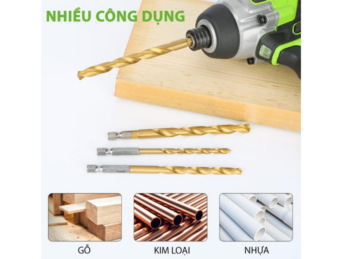 22 chi tiết giúp chọn đúng kích cỡ cho từng tình huống khoan.
