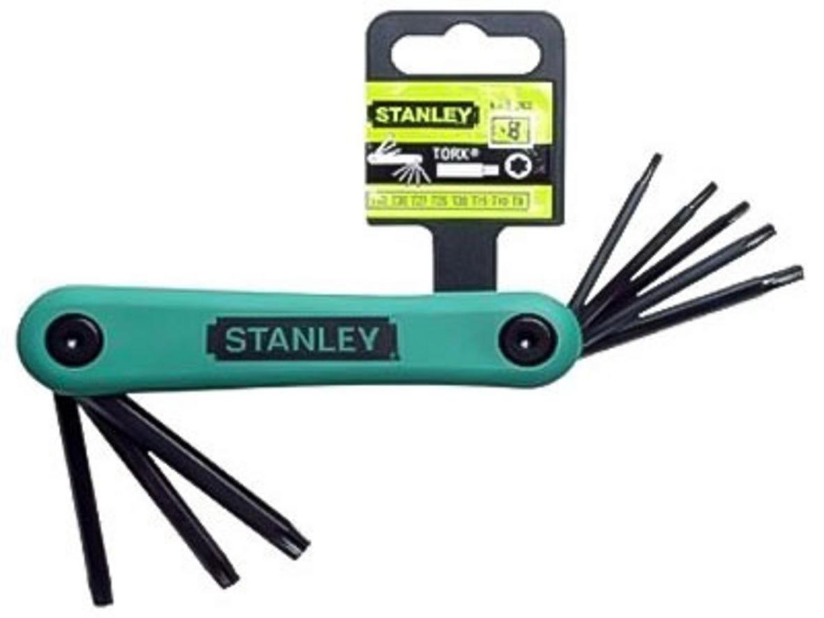Bộ chìa lục giác sao Stanley 69-263 dạng gập, gọn và dễ mang theo.