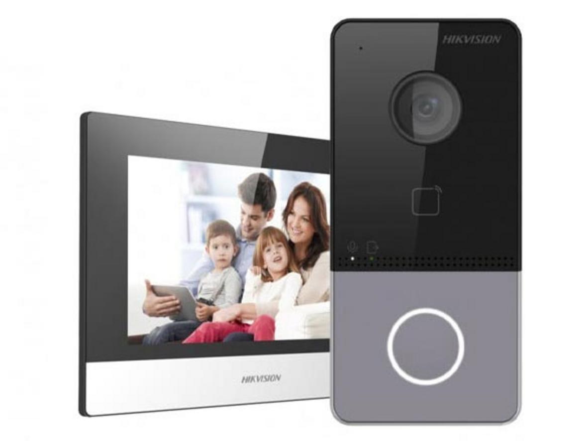 Bộ chuông cửa có hình IP Hikvision SH-KIS6613-WTE cho nhà ở và văn phòng nhỏ.