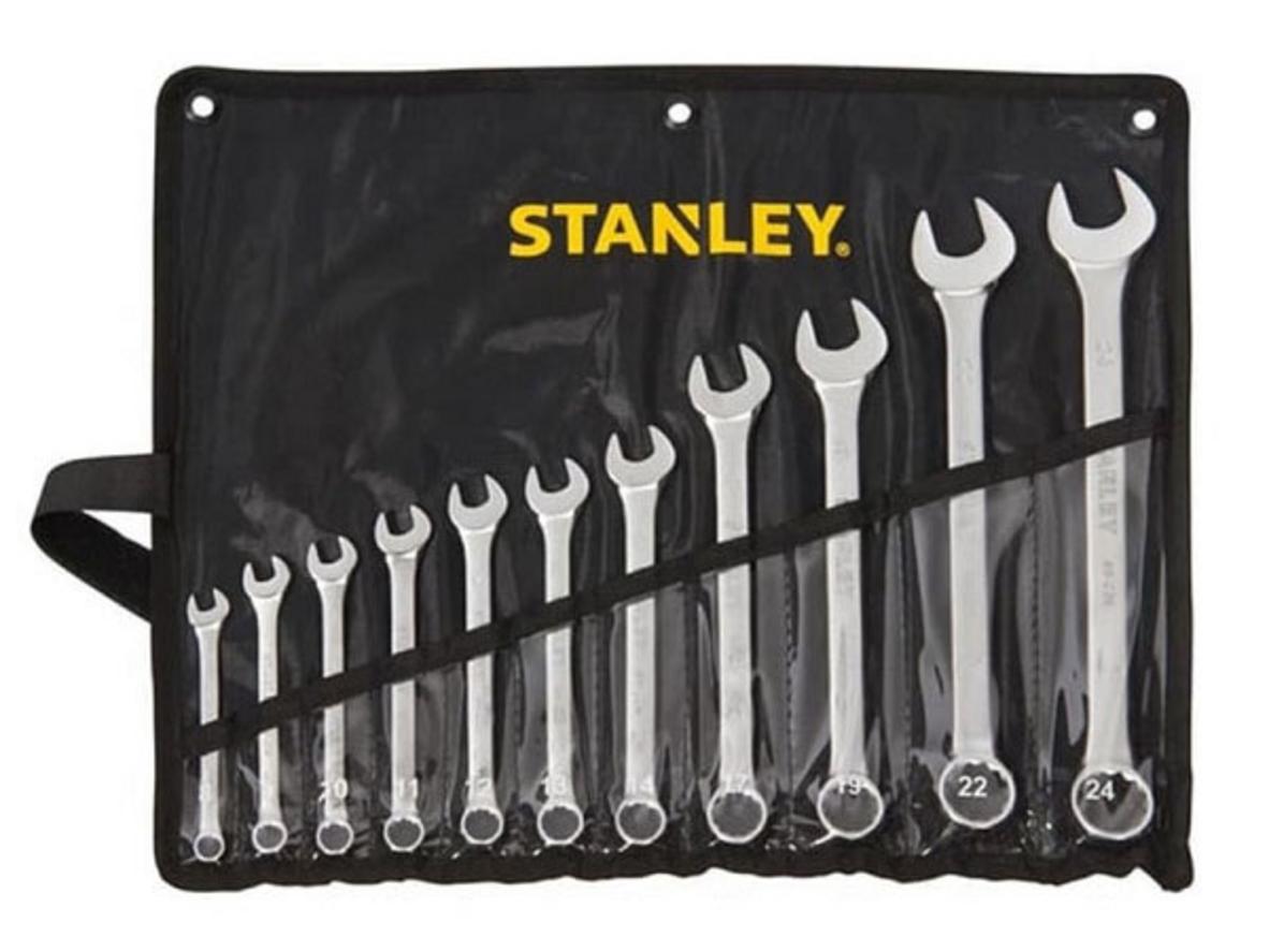 Bộ cờ lê vòng miệng Stanley STMT80942-8 11 chi tiết, size 8-24mm.