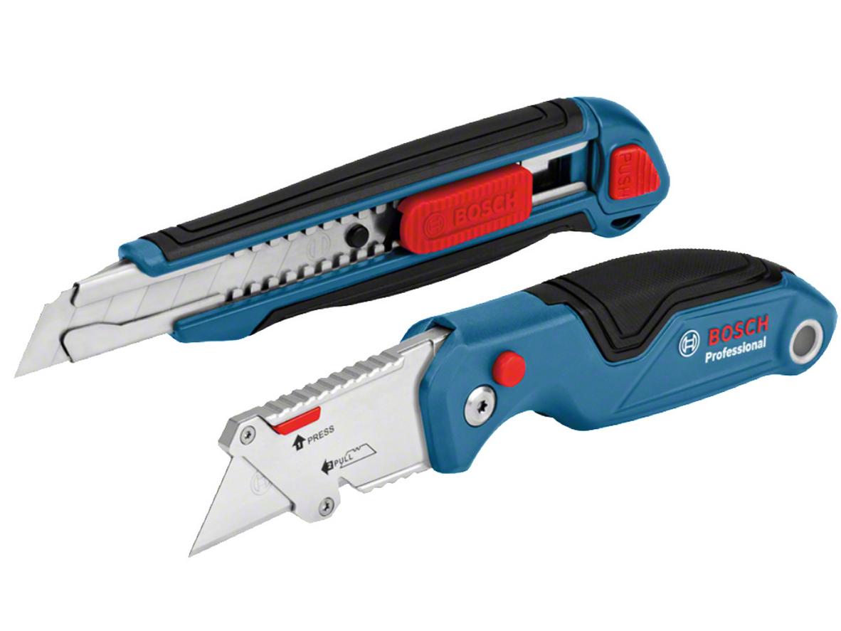 Bộ dao cắt 2 món Bosch 1600A016BM nhỏ gọn nhưng mang tiêu chuẩn Bosch Professional.