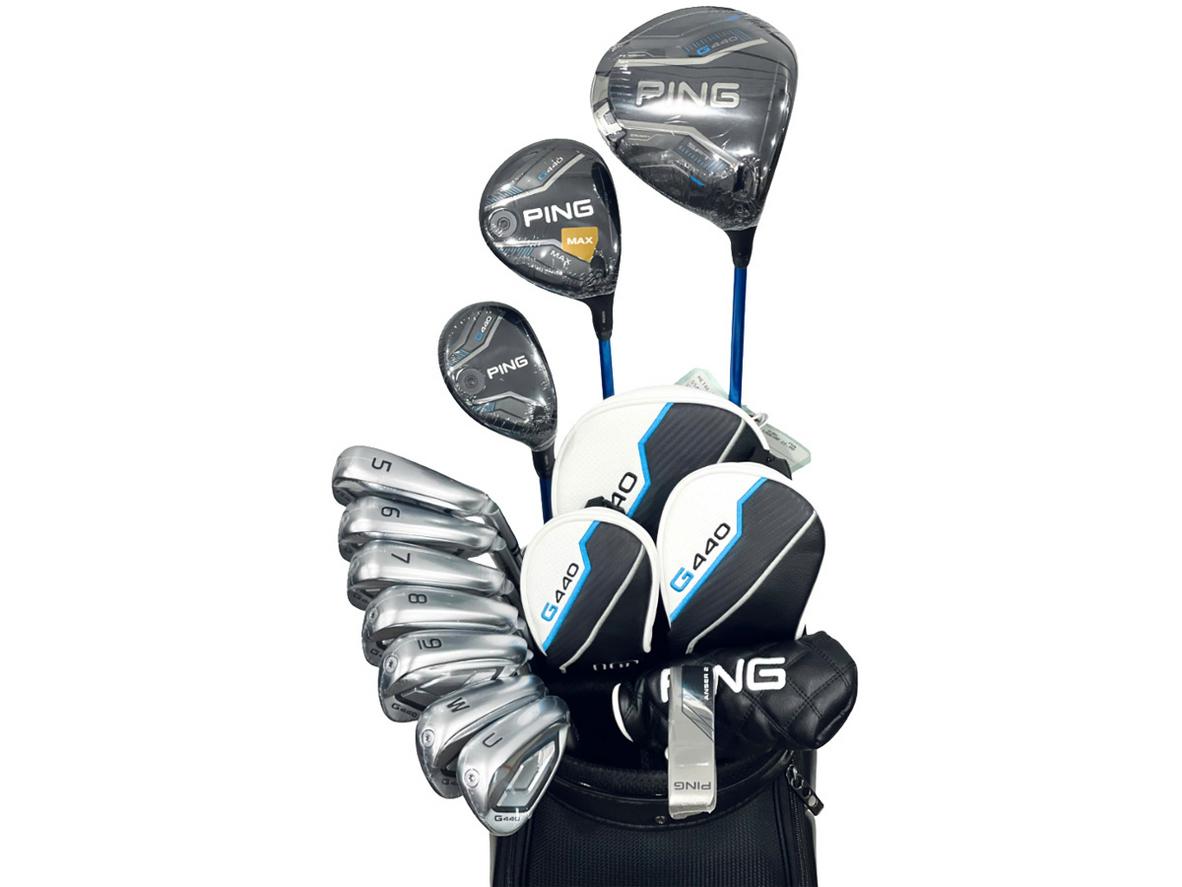 Bộ gậy golf fullset Ping G440 đồng bộ, hướng đến khả năng dễ đánh và ổn định cao.