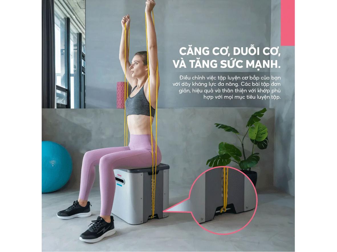 Bộ hộp tạ đa năng Horizon Cube HCU30 nổi bật với thiết kế gọn 6-trong-1 cho tập tại nhà.