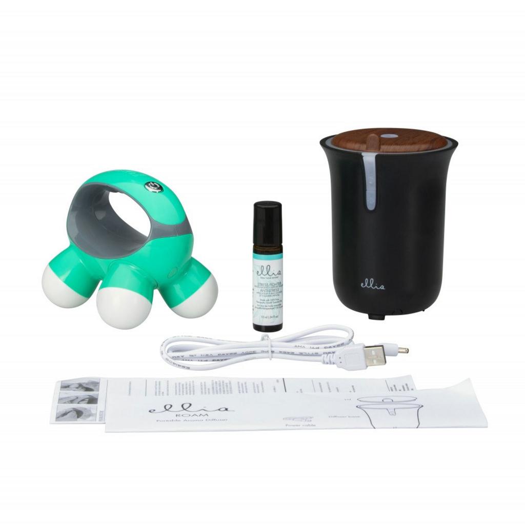 Bộ kit giảm stress HoMedics WK-110STR là combo thư giãn di động 3 trong 1.